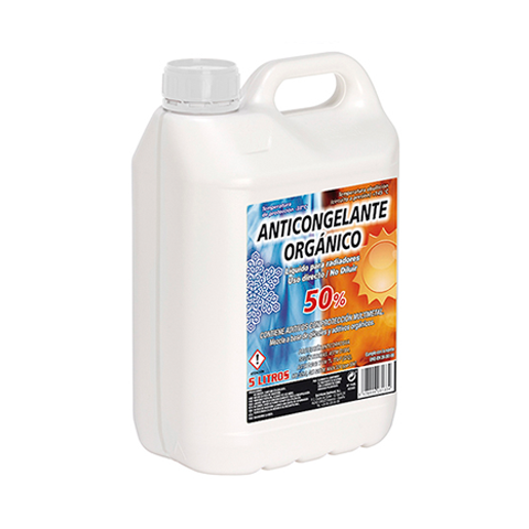 ANTICONGELANTE 50% ORGÁNICO AMARILLO